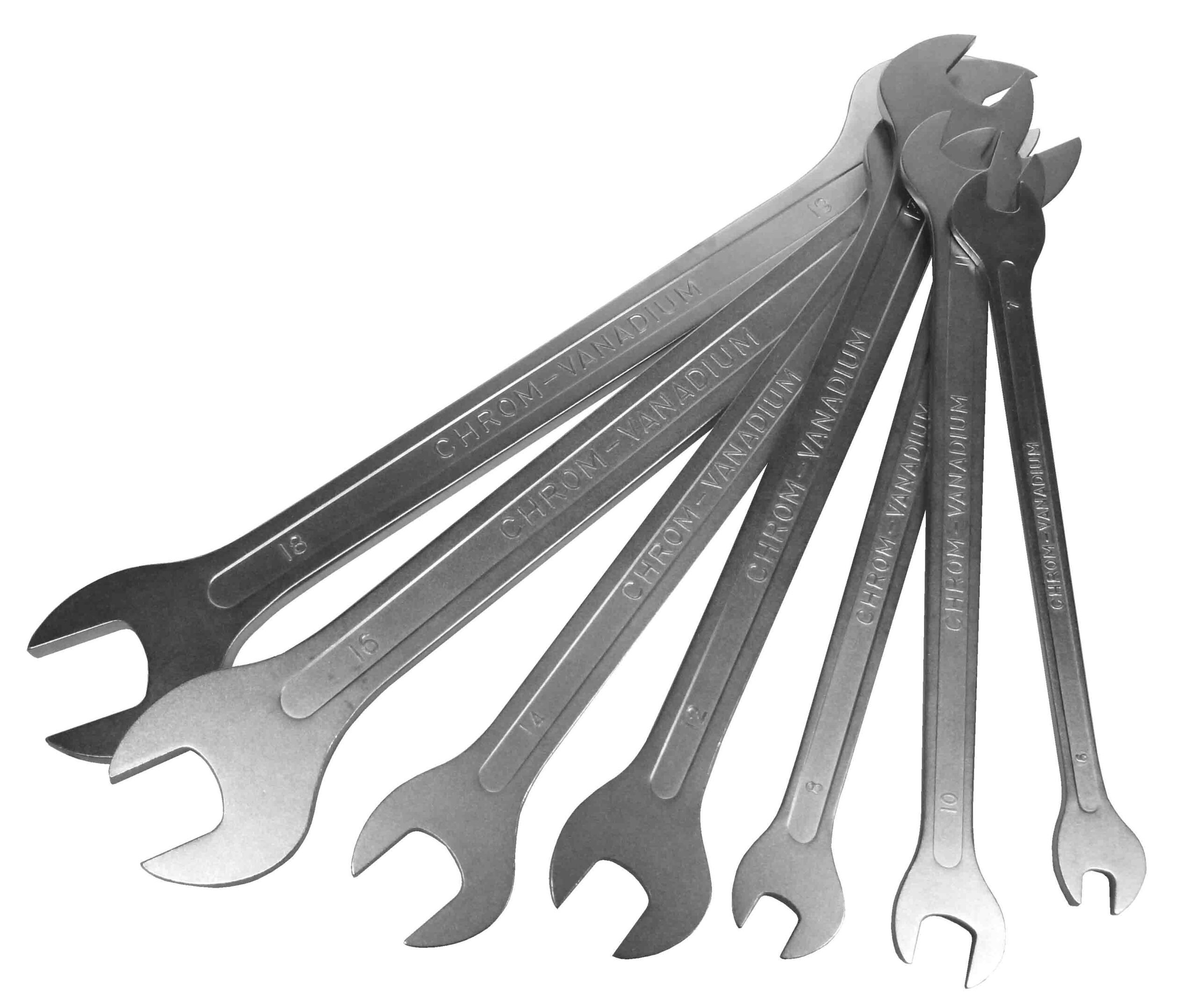 SAE FLAT WRENCH SET 4PC 1/4"-3/4"