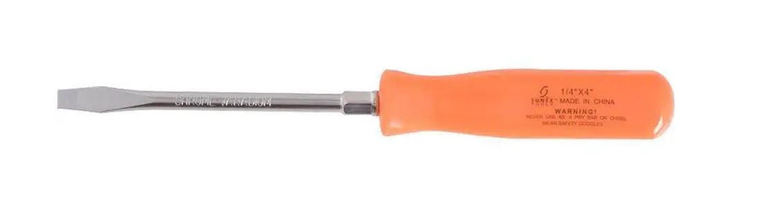 #2 Phillips x 4" Neon Orange Screwdriver