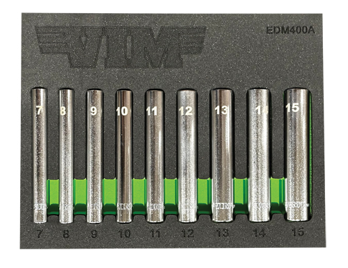 eXTRA DEEP METRIC SOCKET SET 5PC 1/4" SQ DR