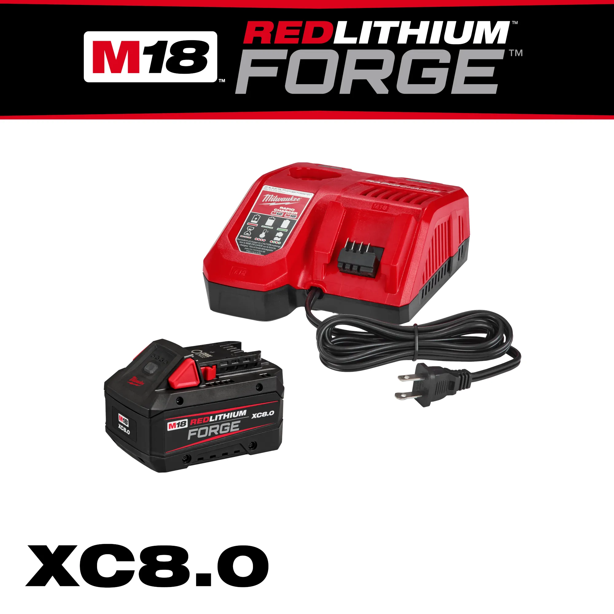 M18™ REDLITHIUM™ FORGE™ XC8.0 Starter Kit