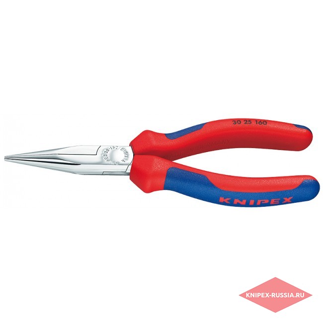 3025-7.1/2 KNIPEX COMFORT Long Nose Pliers 30 25 190 - 7-1/2 In