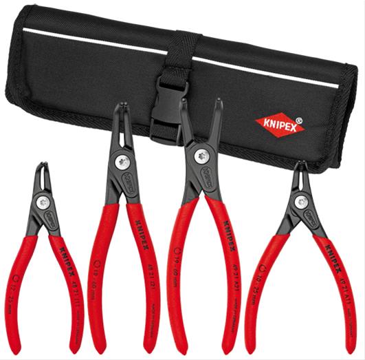 4 Piece Precision Circlip Snap-Ring Pliers Set