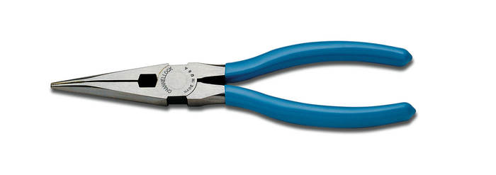 Long Nose Pliers w/SideCut 7-1/2"