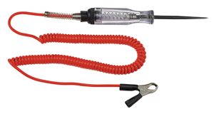 Heavy Duty Circuit Tester w/ 12 Ft Retractable Wire