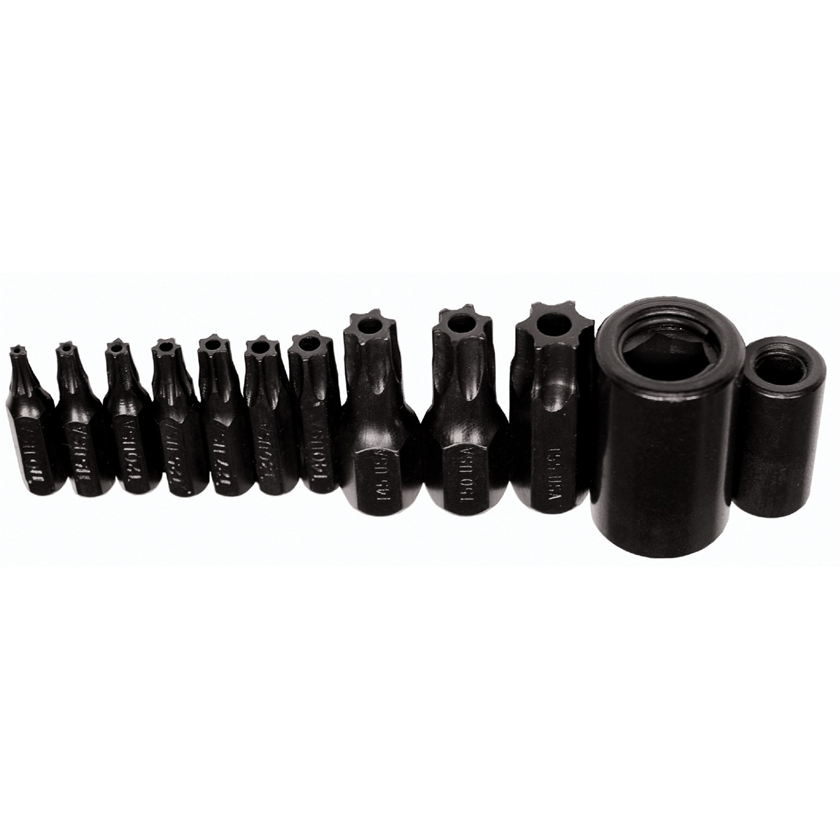 3/8, 1/4 In Dr Tamper Proof Socket Set - 10-Pc