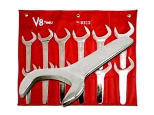 Jumbo Fractional SAE Service Wrench Set - 12-Pc