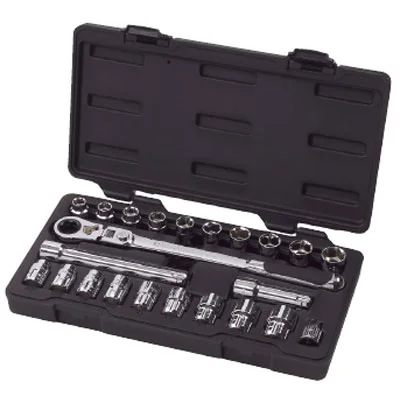 3/8 In Dr GearRatchet Set w/ Locking Handle (image for) 3/8 In Dr GearRatchet Set w/ Locking Handle