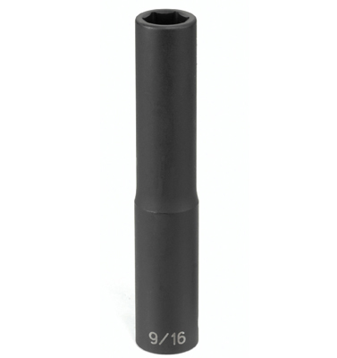 1/2 In Drive Extra-Deep 6 Pt Fractional Impact Socket - 1 In