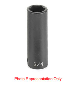 1/2 In Drive 6 Pt Deep Impact Socket - 1-1/8 In