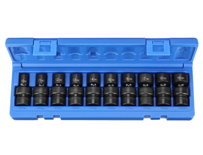 3/8'' Drive Standard Length Metric Universal Set - 10-Pc