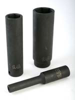 1/2 In Drive Extra-Long 6 Pt Fractional Impact Socket - 1/2 In