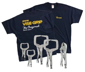 Welding Clamp Kit - 5-Pc w/ T-Shirt (image for) Welding Clamp Kit - 5-Pc w/ T-Shirt