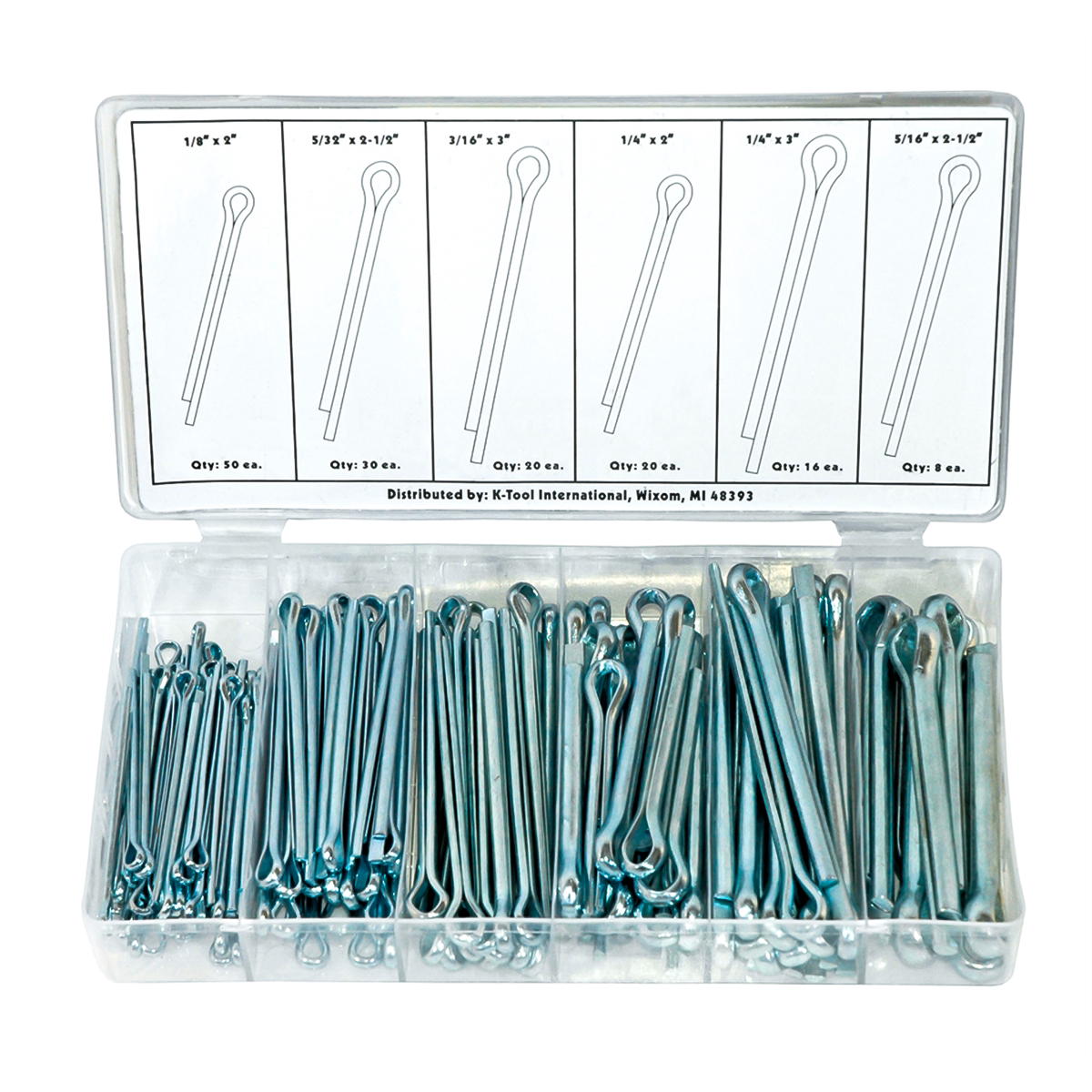 Cotter Pin Assortment - 144-Pc