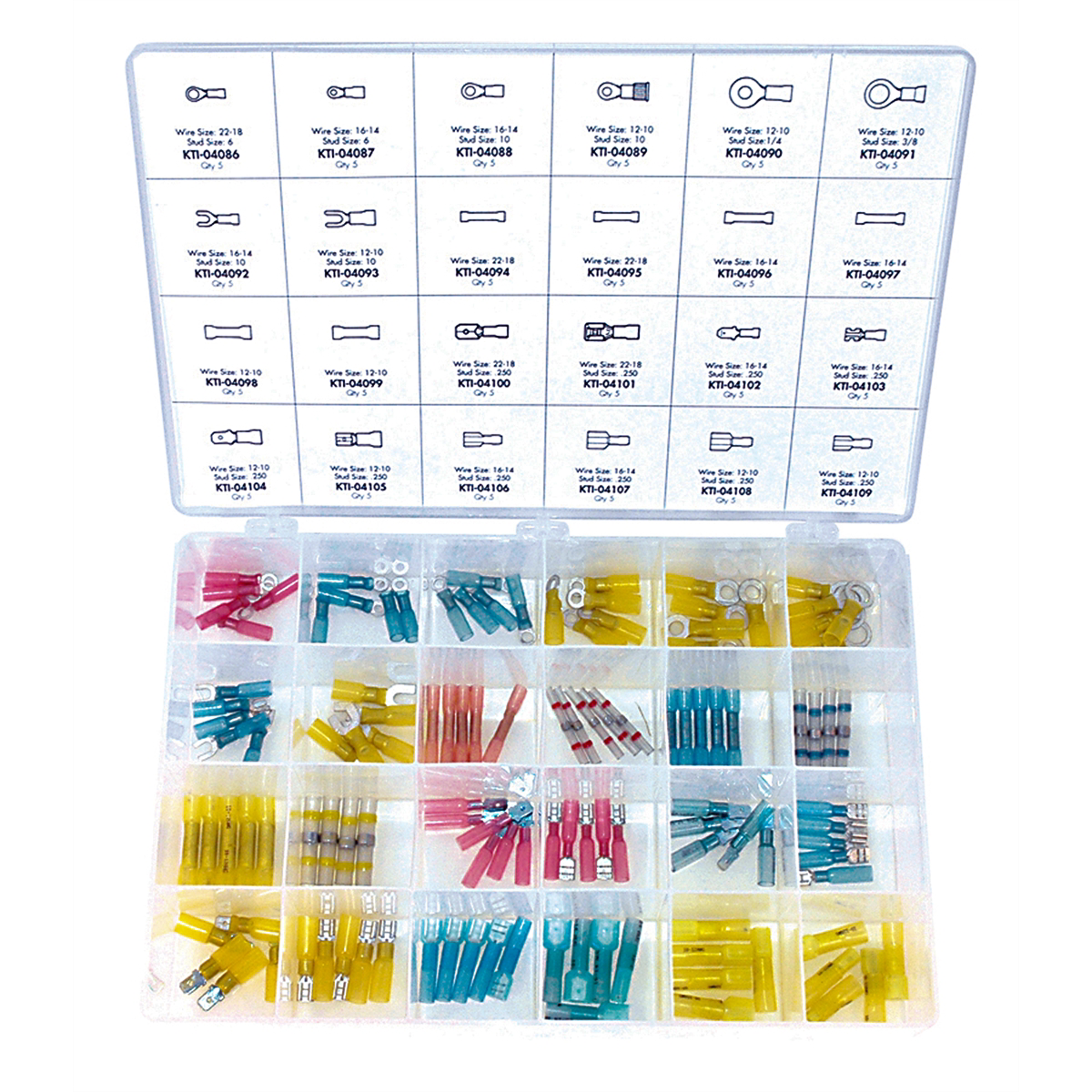 Large Shrink Tube Terminal Kit - 120-Pc