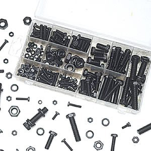 Metric Nut and Bolt Hardware Kit - 240-Pc