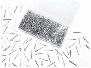 500 Piece Aluminum Rivet Hardware Kit