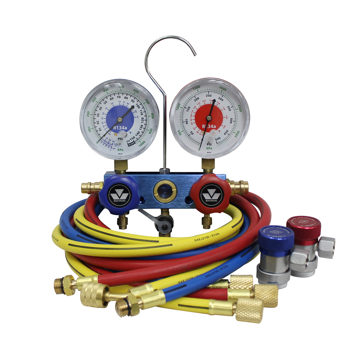 R-134A Two-Way Aluminum Manifold Gauge Set