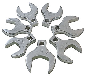 1/2 In Drive Metric Crowfoot Wrench Set - 7-Pc