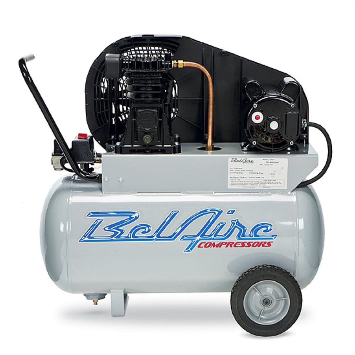 Portable Reciprocating Single Stage 2 HP Electric Drive Air Comp