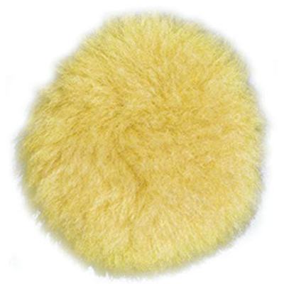 Natural Wool Hook-Face Buffing Pad - 3-1/2 In