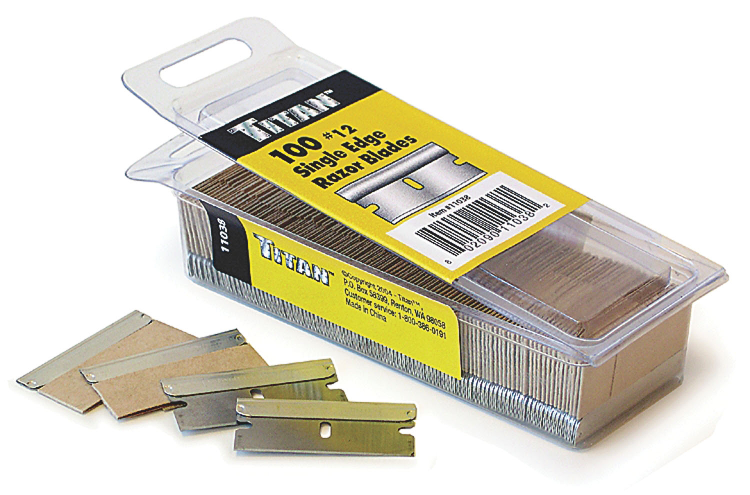 Single Edge #12 Razor Blades - 100 Pack