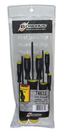 ProHold Tip Ball End Screwdriver Set .050-5/32 - 8-Pc