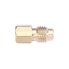 1/4 Inch FL-F (7/16-20") x 1/2 Inch ACME-M R134a Connector w/o V