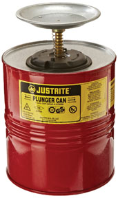 1 Gallon Steel Plunger Can