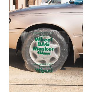 Wheel BAG Maskers in Dispenser Box for 13 - 15 In Tires 100/Box