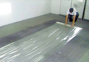 Spray Booth Floor Film - 48 In x 200 Ft