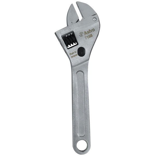 Self-Ratcheting Adjustable Wrench - 8 In