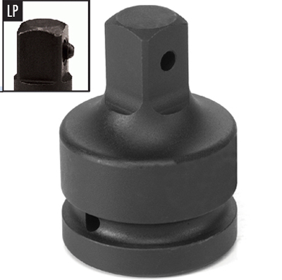 Impact Socket Adapter - 1 In Female x 3/4 In Male w/ Locking Pin