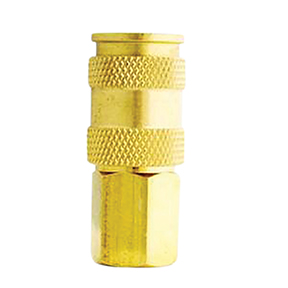 V-Style Hi-Flow Brass Coupler - 1/4" NPT Female