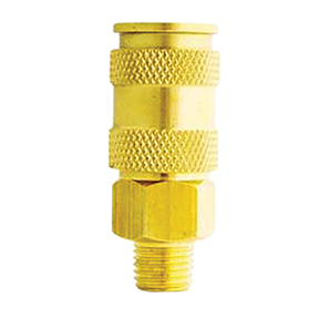 Milton V-Style Hi-Flow Brass Coupler 1/4" MNPT Male