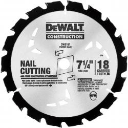 Series 20 7-1/4" 18T Nail Cutting Circular Saw Blade