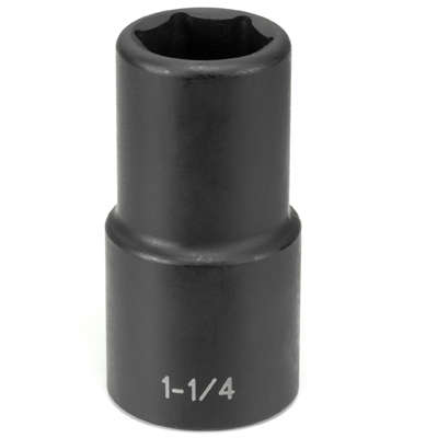 #5 Spline Drive Deep Thin Wall Impact Socket - 1-1/8 In