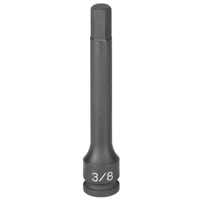 3/8'' Drive - 4'' Length - Metric Hex Drivers