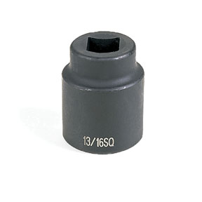 #5 Spline Drive 4-Point (Square) Impact Socket - 15/16 In