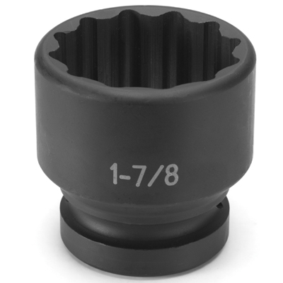 1" Drive x 2-1/4" Standard - 12 Point Impact Socket