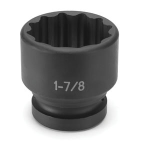 1" Drive x 2" Standard - 12 Point Impact Socket