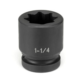 1" Drive x 1-3/8" Standard - 8 Point Impact Socket