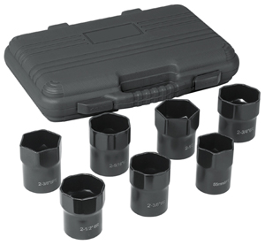 Wheel Bearing Locknut Socket Set - 7-Pc