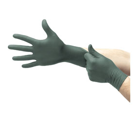 Dura Flock Flock-lined Nitrile Gloves 50/Box - Medium