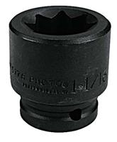 3/4" Drive 1" 8-Point Standard Length Impact Socket For Budd Whe