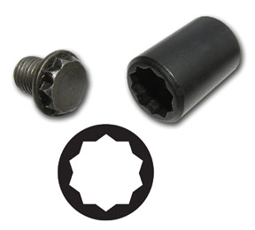 3/8 Inch Drive 10 Point Mitsubishi/Dodge Socket