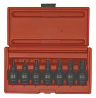 3/8\" Drive 7 Piece Universal Metric Hex Bit Driver Set