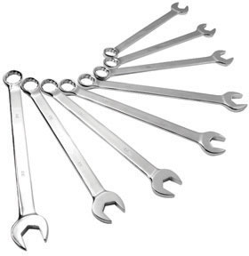 8 piece metric V-Groove Combination Wrench set