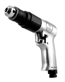 3/8 Inch Drive Reversible Air Drill with Chuck