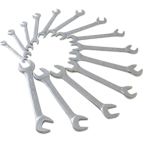 14 Piece Angle Head Metric Wrench Set