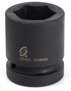 1\" Drive x 2-1/2\", Standard Impact Socket